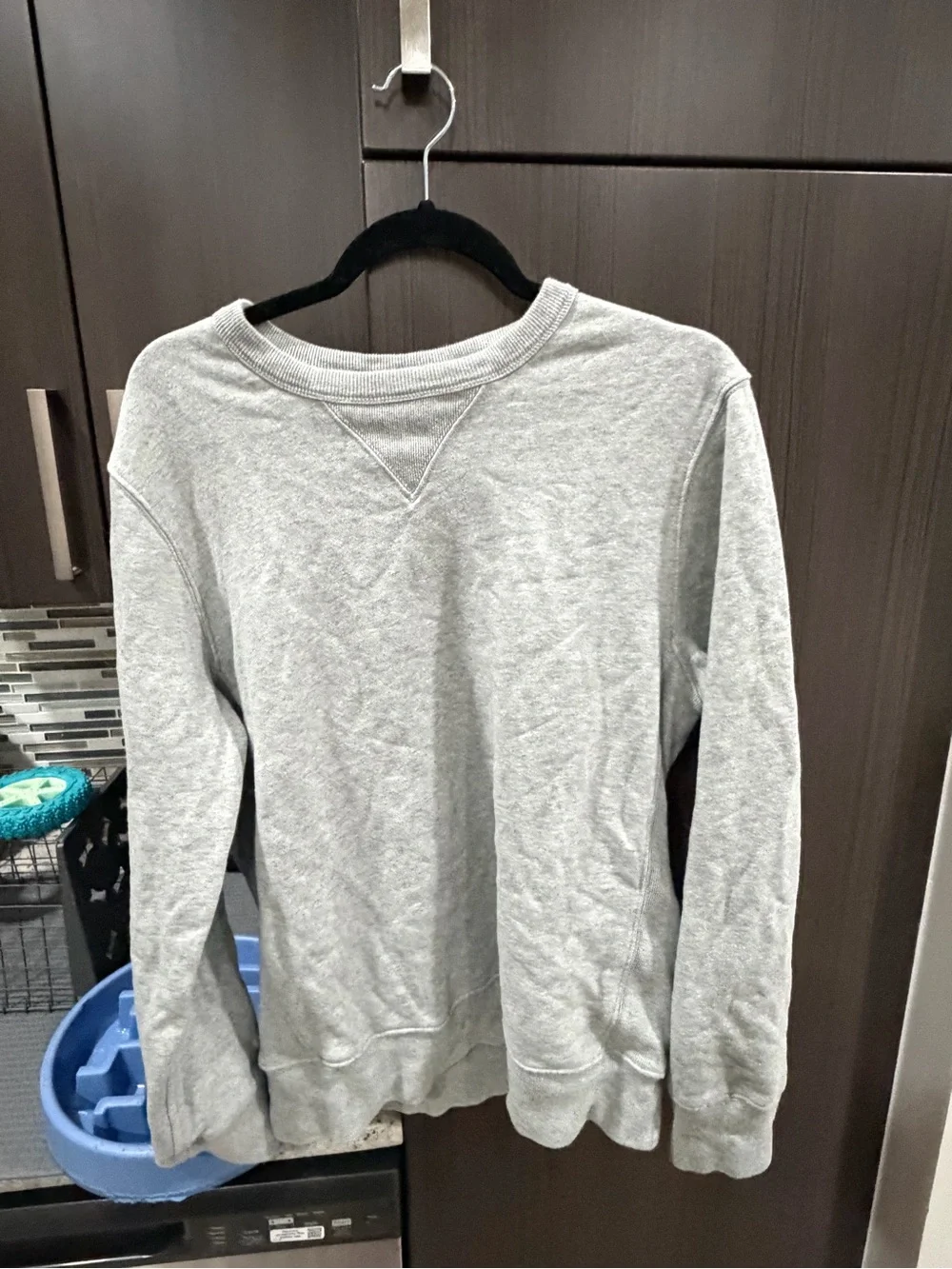 J. Crew Men’s Light Heather Gray Crewneck Sweatshirt